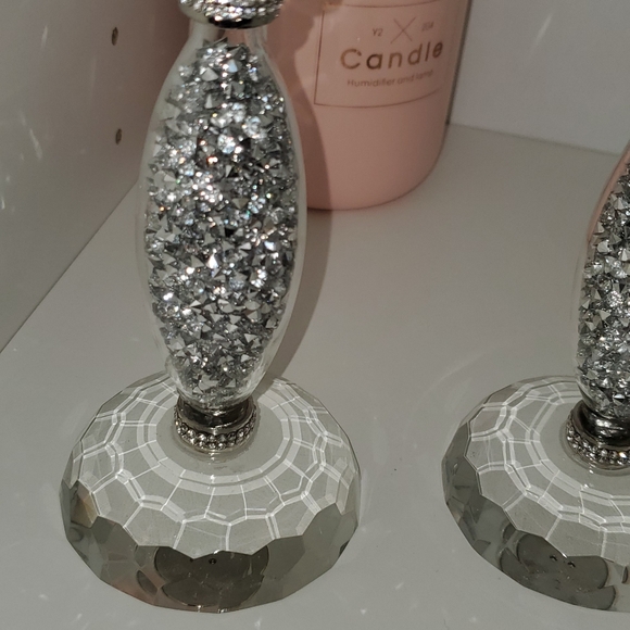 Acrylic Crystal Candle Holder - Picture 4 of 6